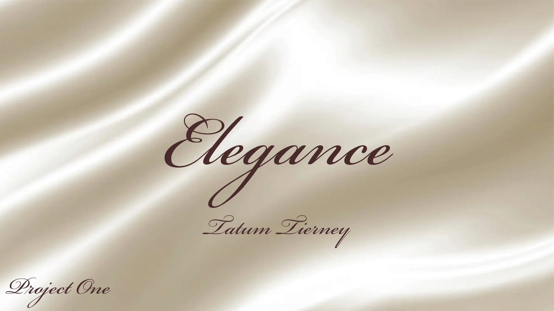 Elegance — 1